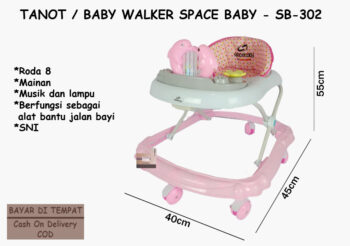 Anekadoo.com - Website official Baby Walker Space Baby Karakter Lumba-lumba Anekadoo