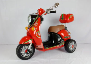 Anekadoo.com: Belanja Online Mainan Motor Aki M-338 Scoopy Merah-Hitam