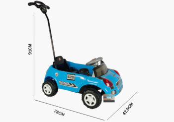 Anekadoo - Toko Mainan mobil dorong anak mini cooper musik-ride on car smc 628, biru di Kota Probolinggo