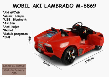 Anekadoo - Toko Mainan Mobil Aki Lamborghini M-6869 di kota Probolinggo