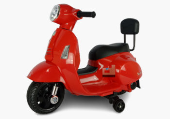 Anekadoo - Toko Mainan Motor Aki Vespa M-788 merah di kota probolinggo