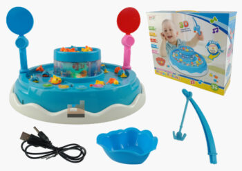 Anekadoo - Toko Mainan Happy Fishing Double Layer 3D (1567-3C) biru di kota probolinggo