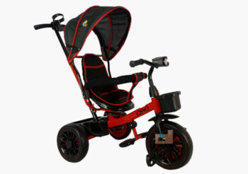 Anekadoo - Toko Mainan Sepeda Roda Tiga Iora T-17 merah, di kota probolinggo