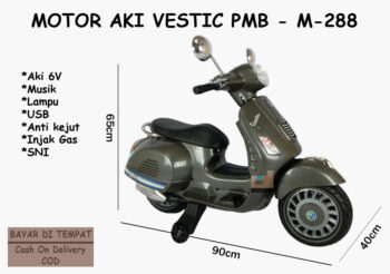Anekadoo.com. Kado Anda Motor Aki Vespa Scooter Vestic M-288 - 108 x 48 x 78 Cm, itu ada di Anekadoo. 🛍️❤️