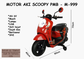 Anekadoo.com. Kado Anda Motor Aki Scoopy M-999 Merah, itu ada di Anekadoo. 🛍️❤️