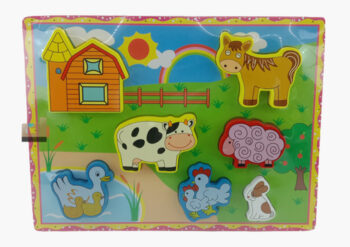 Anekadoo.com. Kado Anda Mainan Puzzle Kayu Chunky Farm, itu ada di Anekadoo. 🛍️❤️