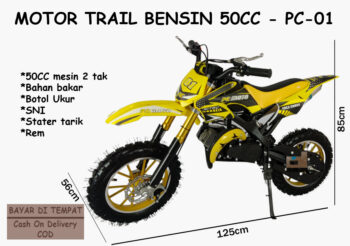 Anekadoo.com. Kado Anda Motor Trail Bensin 2 Tak 50 CC (PC-01), itu ada di Anekadoo. 🛍️❤️