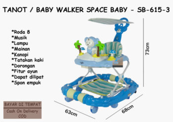Anekadoo.com. Kado Anda Baby Walker Space Baby SB-615-3, itu ada di Anekadoo. 🛍️❤️