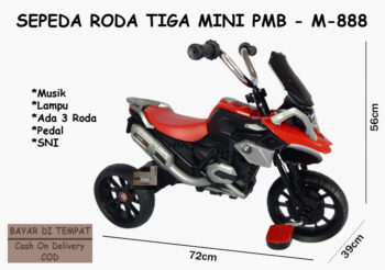 Anekadoo.com. Kado Anda Sepeda Roda Tiga PMB M-888A, itu ada di Anekadoo. 🛍️❤️