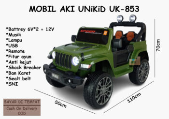 Anekadoo.com. Kado Anda Mobil Aki Jeep Unikid UK-853, itu ada di Anekadoo. 🛍️❤️