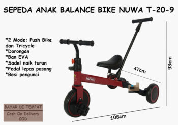 Anekadoo.com - Website official Sepeda Anak PMB Nuwa T-20-9 Anekadoo