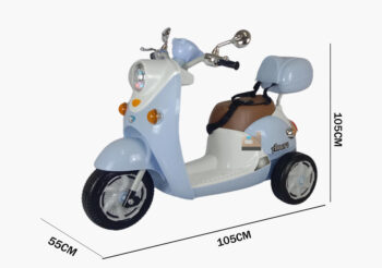 Anekadoo - Toko Mainan Motor Aki Amore M-338 – 105 x 55 x 105 Cm, Mainan Pakai Remote, biru di Kota Probolinggo