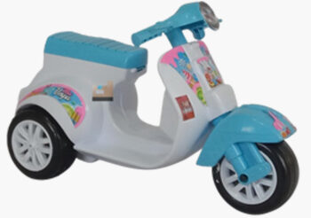 Anekadoo - Toko Mainan anak vespa mini dorong tanpa helm fd301, biru muda di Kota Probolinggo