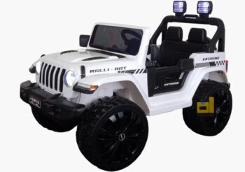 Anekadoo - Toko Mainan mobil aki jeep m-8288 eva putih di Kota Probolinggo