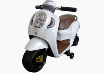 Anekadoo - Toko Mainan motor aki k-611c putih di Kota Probolinggo