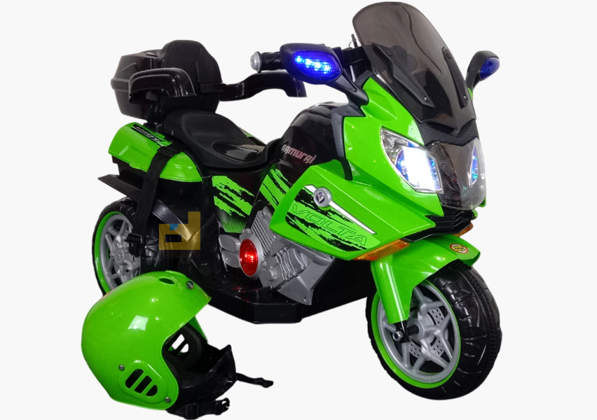 Anekadoo - Toko mainan motor aki samurai 5022 hijau Kota Probolinggo