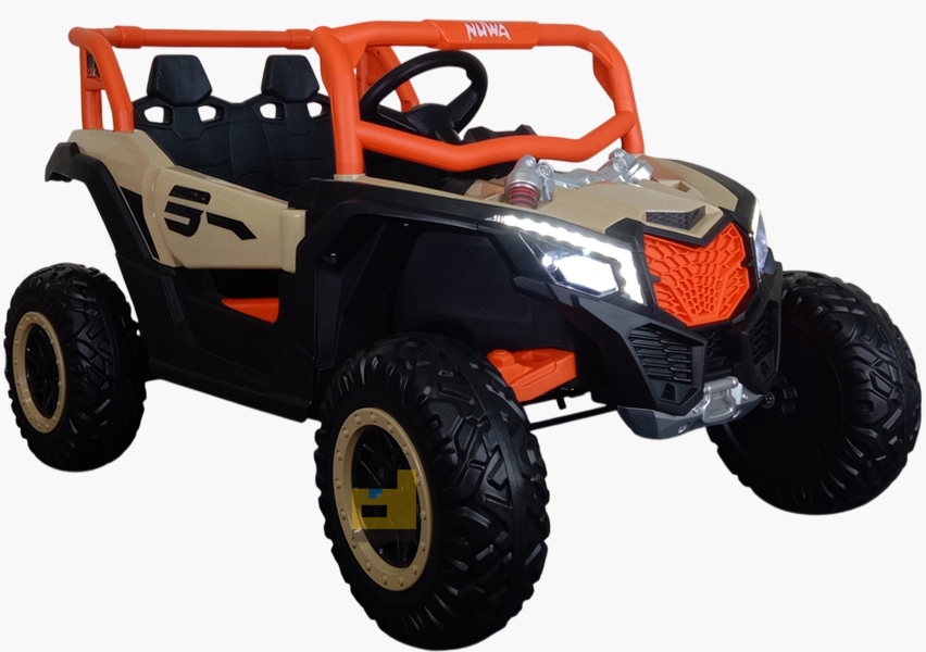 Anekadoo - Toko mainan mobil aki nuwa nw-110, cream orange Kota Probolinggo