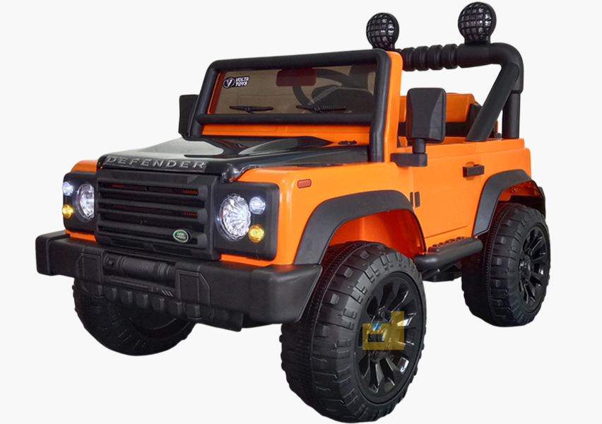 Anekadoo - Toko mainan mobil aki land rover volta 5008 orange Kota Probolinggo