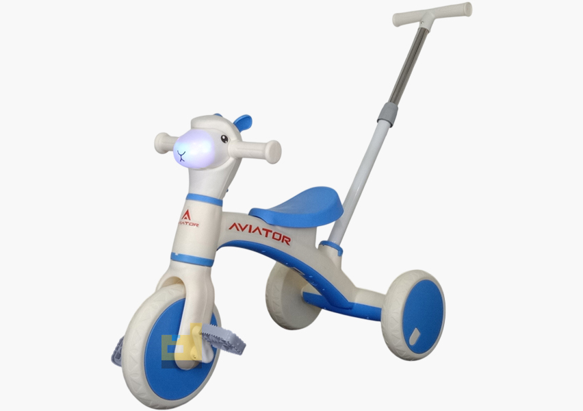 Anekadoo - Toko mainan sepeda anak dorong AT-118-7 biru Kota Probolinggo