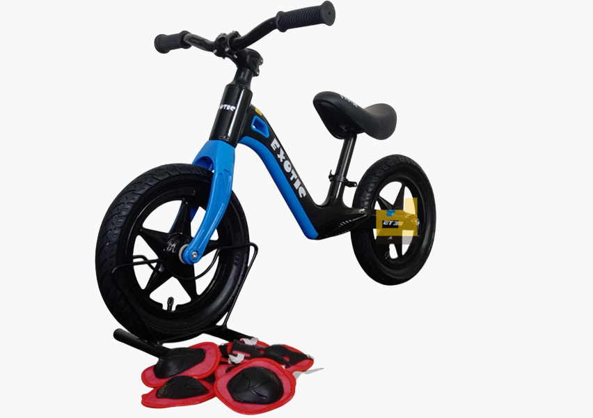 Anekadoo - Toko mainan balance bike et-3111 biru Kota Probolinggo