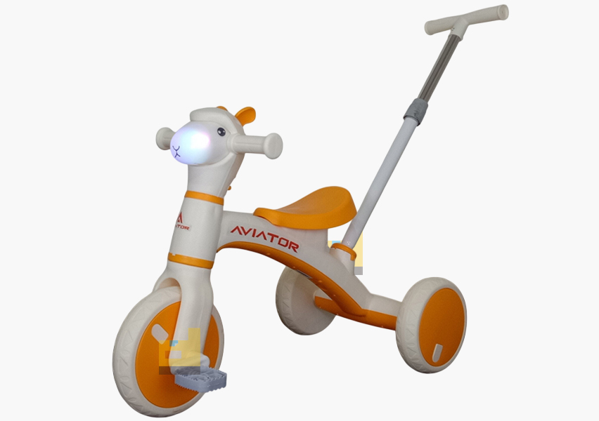 Anekadoo - Toko mainan sepeda anak dorong AT-118-7 orange Kota Probolinggo