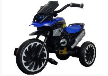 Motor Aki + sepeda anak Exotic EMT-2214, Biru