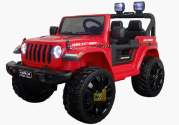 mobil aki jeep m-8288B, merah