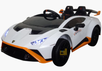 Mobil aki lamborghini nw-27, putih