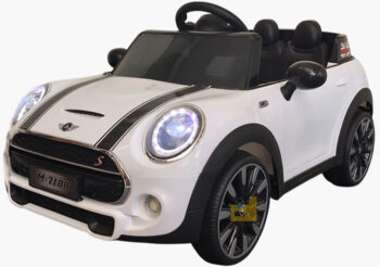 mobil aki mini cooper m-7188, putih