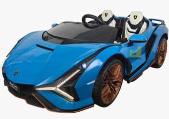 mobil aki lamborghini yukita 028, biru