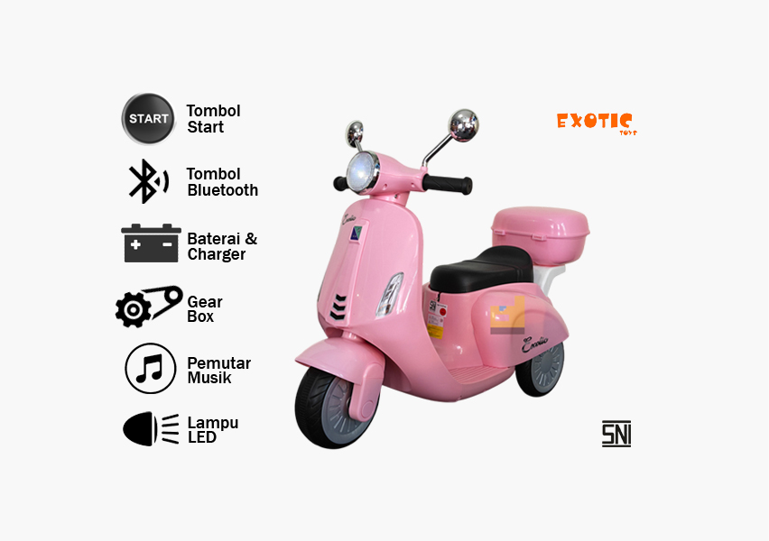 Anekadoo - Toko mainan motor aki emt-2247 di Kota Probolinggo