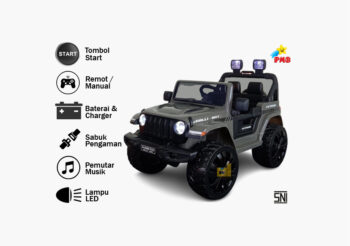 mobil aki jeep m-8288b, abu