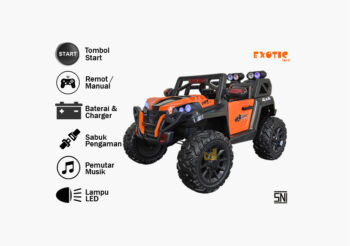 Mobil aki exotic ejp-7736+, orange