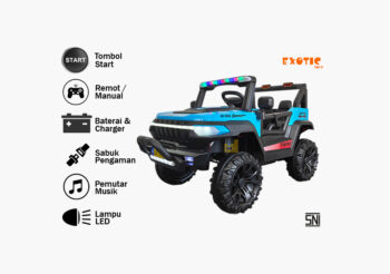 Mobil aki exotic ejp-7743, biru