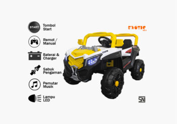 Mobil aki exotic ejp-7751, kuning
