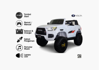mobil aki volta hilux eva 5099, putih