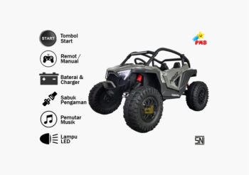 Anekadoo - Toko Mainan mobil aki marquez m-9288a abu di Kota Probolinggo