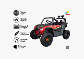 Anekadoo - Toko Mainan mobil aki savox m-9388 kuning di Kota Probolinggo