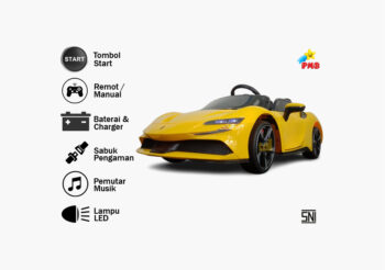 Anekadoo - Toko Mainan mobil aki varsa m-6188 kuning di Kota Probolinggo