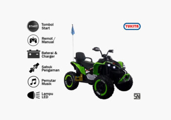 Anekadoo - Toko Mainan motor aki atv 1206 hijau di Kota Probolinggo