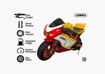 Mini GP Anak Lenka GPR, Orange