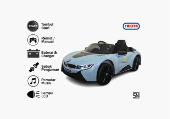 Mobil aki BMW yukita 1001, Biru