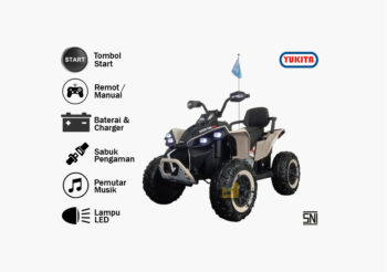 Anekadoo - Toko Mainan motor aki atv 1206 cream di Kota Probolinggo